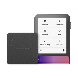 Cryptowallet Ledger Flex Magenta Carminé, avec Recovery Key incluse