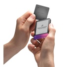 Cryptowallet Ledger Flex Magenta Carminé, avec Recovery Key incluse
