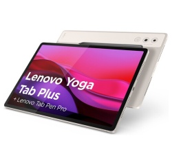 Tablette tactile Lenovo Yoga Tab Plus 12,7" 256 Go Coquillage + Stylet Lenovo Tab Pen Pro