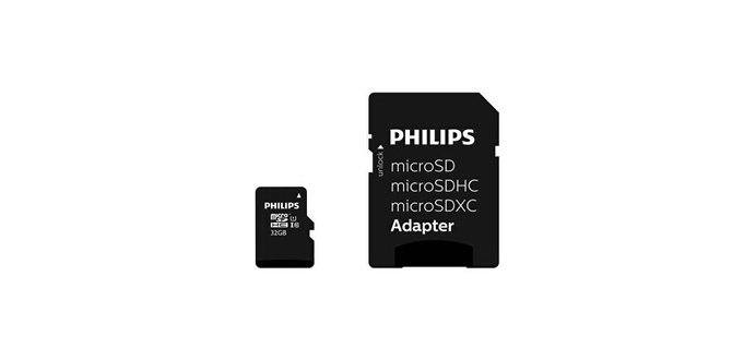 Carte mémoire micro SD Philips FM32MP45B