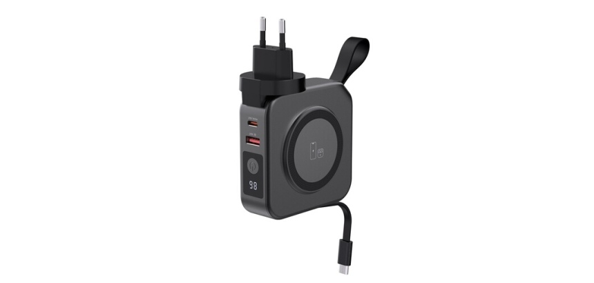 Chargeur pour téléphone mobile Force Power Voyage PB 10A +MagSafe 15W +CS 20W A+C PD DG