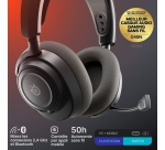 Casque PC Steelseries Micro Gaming sans fil Wifi Arctis Nova 7 Gen 2 Noir