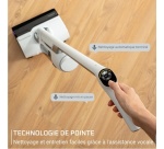 Aspirateur laveur Rowenta sans fil X-Clean 10 GZ7035WO Blanc
