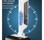 Aspirateur laveur Rowenta sans fil X-Clean 10 GZ7035WO Blanc