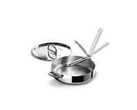 Poele Joseph Joseph Space Steel avec Couvercle 28 cm