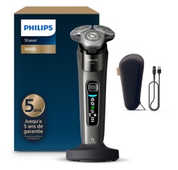 Rasoir électrique Philips X9002/10 Rasoir electrique 100 % etanche Serie i9000 avec SkinIQ