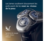 Rasoir électrique Philips X9002/10 Rasoir electrique 100 % etanche Serie i9000 avec SkinIQ