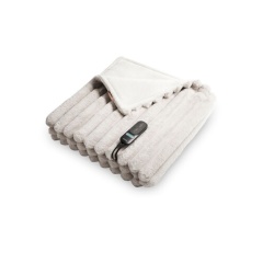 Couverture chauffante Duux DXOB02 Stripped 200x200 Gris