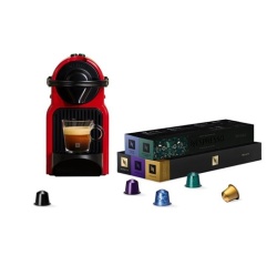 Cafetière Nespresso Krups YY5789 INISSIA rouge + 50 capsules