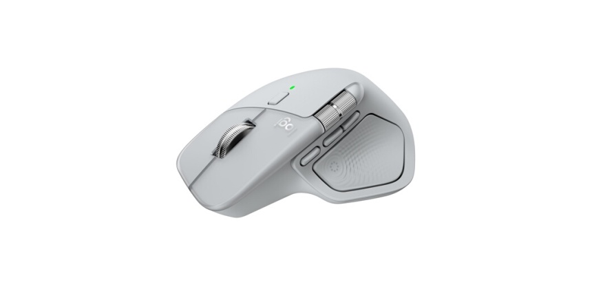 Souris Logitech sans fil MX Master 4 Gris pâle