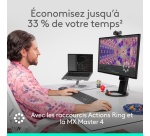 Souris Logitech sans fil MX Master 4 Gris pâle