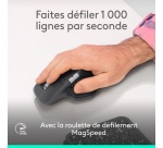 Souris Logitech sans fil MX Master 4 Gris pâle