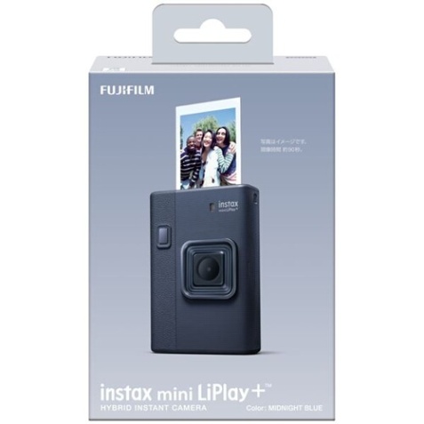 Appareil photo instantané Fujifilm INSTAX LIPLAY + bleu marine