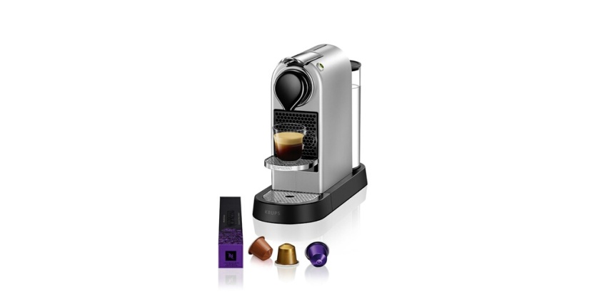 Expresso à capsule Krups NESPRESSO YY4118FD CITIZ SILVER