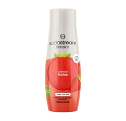 Sirop et concentré Sodastream Concentre Saveur FRAISE+ SANS SUCRES 440ml