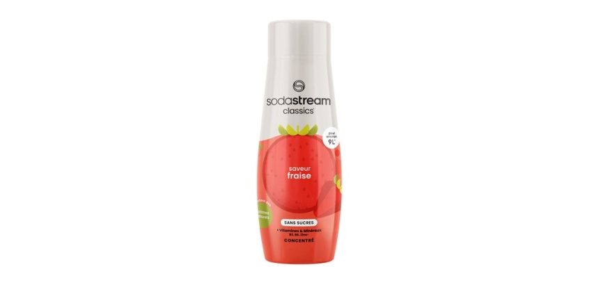 Sirop et concentré Sodastream Concentre Saveur FRAISE+ SANS SUCRES 440ml