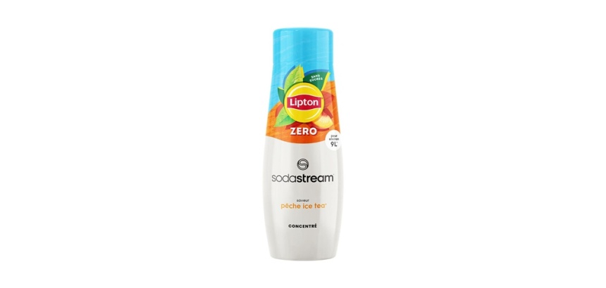 Sirop et concentré Sodastream Concentre Lipton Ice Tea saveur Peche Zero 440ml