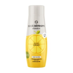 Sirop et concentré Sodastream Concentre Saveur CITRON SANS SUCRES 440ml