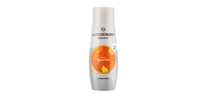 Sirop et concentré Sodastream Concentre Saveur AGRUMES SANS SUCRES 440ml
