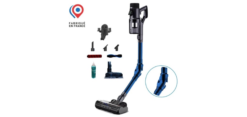 Aspirateur balai Eziclean Aspirateur balai sans fil EZIclean Cycloboost FR8 Wash ''Fabrique en france''