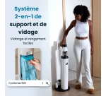 Aspirateur balai Eziclean Aspirateur balai sans fil EZIclean Cyclomax R22 Station avec base de vidage