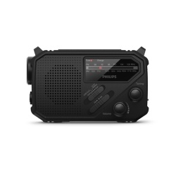 Radio Philips portable TAR1609 avec lampe torche Noir