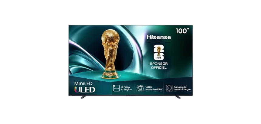 TV LED Hisense Mini LED 100U7Q 253 cm 2025