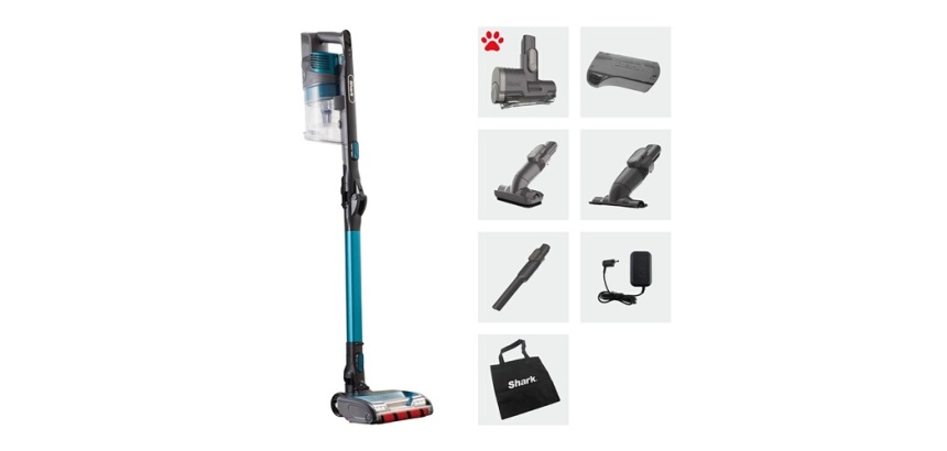 Aspirateur balai Shark IZ201EUT Gris Bleu Reconditionné