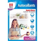 Papier d'impression Micro Appli Autocollants Ronds Blancs - 4 feuilles A4 - 96 autocollants