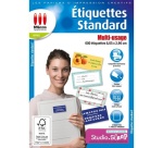 Papier d'impression Micro Appli Lot de 600 étiquettes standard Multi-usage 2,96 x 6,05 cm Blanc