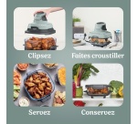 Friteuse sans huile Ninja Crispi Airfryer en verre FN101EUSG Vert Gris