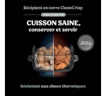 Friteuse sans huile Ninja Crispi Airfryer en verre FN101EUSG Vert Gris