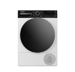 Sèche-linge pompe à chaleur Whirlpool CWD86MWBRFR Blanc et Noir