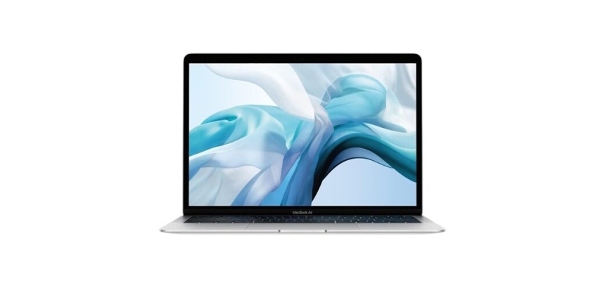MacBook Apple Air 13" 128 Go SSD 8 Go RAM Puce Apple M1 CPU 8 cœurs GPU 7 cœurs Argent 2020 Reconditionné Eco