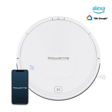 Aspirateur robot Rowenta X-Plorer Serie 45 RR8227WH Blanc Reconditionné