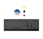 Clavier Port Designs rétroéclairé rechargeable USB-C Bluetooth sans fil Azerty Noir