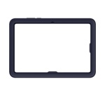 Accessoires Tablette Samsung Coque avec bords renforcés, fonction Stand pour Galaxy Tab S11 - Bleu nuit