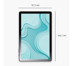 Tablette tactile Logicom Fold 10 10,1" 128 Go Gris + Folio
