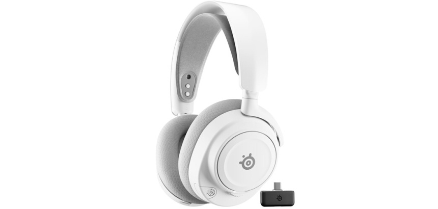 Casque PC Steelseries Micro Gaming sans fil Wifi Arctis Nova 7 Gen 2 Blanc