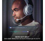 Casque PC Steelseries Micro Gaming sans fil Wifi Arctis Nova 7 Gen 2 Blanc