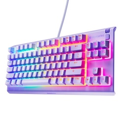 Clavier Steelseries Gaming filaire Apex 3 TKL Lavande