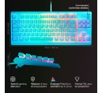 Clavier Steelseries Gaming filaire Apex 3 TKL Bleu Aqua