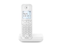 Téléphone sans fil Philips fixe D2701W Solo Blanc