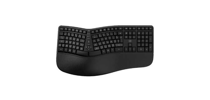 Clavier Mobility Lab ergonomique sans fil Bluetooth Azerty Ergo K30W Noir