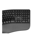 Clavier Mobility Lab ergonomique sans fil Bluetooth Azerty Ergo K30W Noir