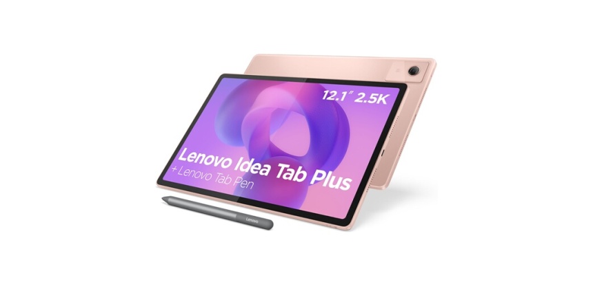 Tablette tactile Lenovo Idea Tab Plus 12,1" 256 Go Rose + Lenovo Tab Pen