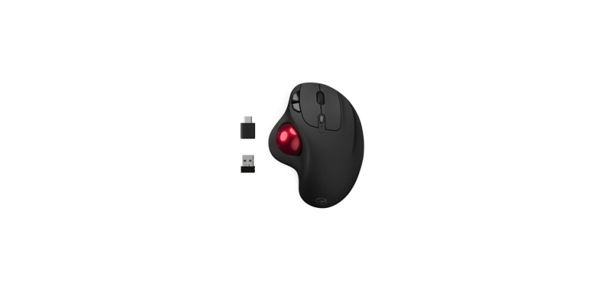 Souris Mobility Lab sans fil Trackball Ergo Ball W Noir