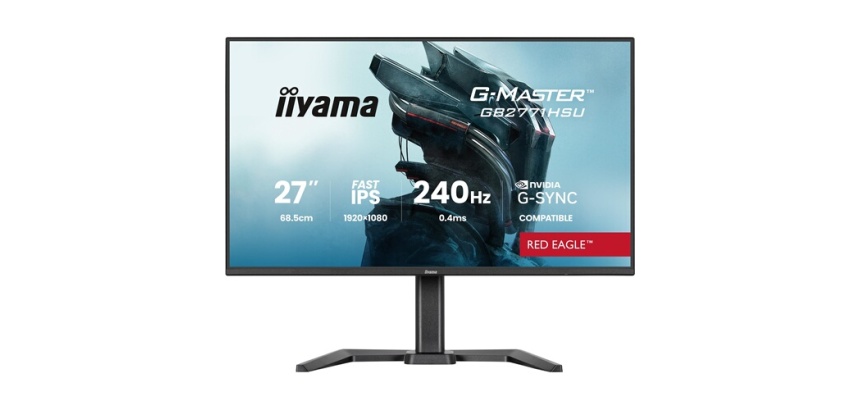 Ecran PC Iiyama Gaming G-Master Red Eagle GB2771HSU-B1 27" 240 Hz Full HD Noir mat