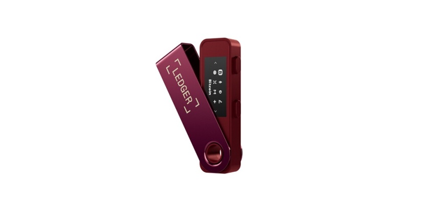 Cryptowallet Ledger Nano S Plus Magenta carminé
