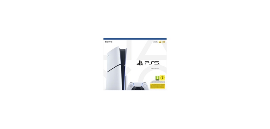 Console PlayStation 5 Sony PS5 Slim Edition Standard Blanc et Noir